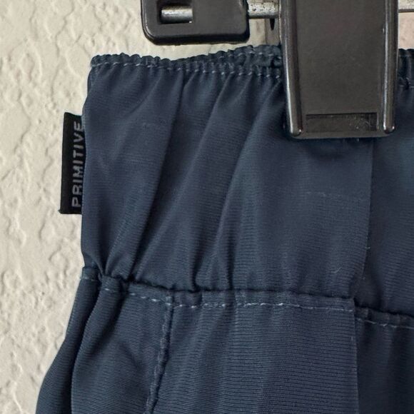 Primitive Skateboarding Nylon Track Pants Navy Red Tapered Joggers Sz L Street - Picture 3 of 10